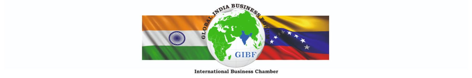 India  Venezuela Business and Cultural Council and GIBF logo 